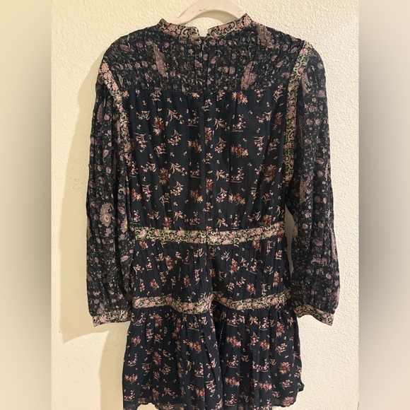 Rebecca Taylor La Vie Mixed Print Dress - Picture 3 of 4